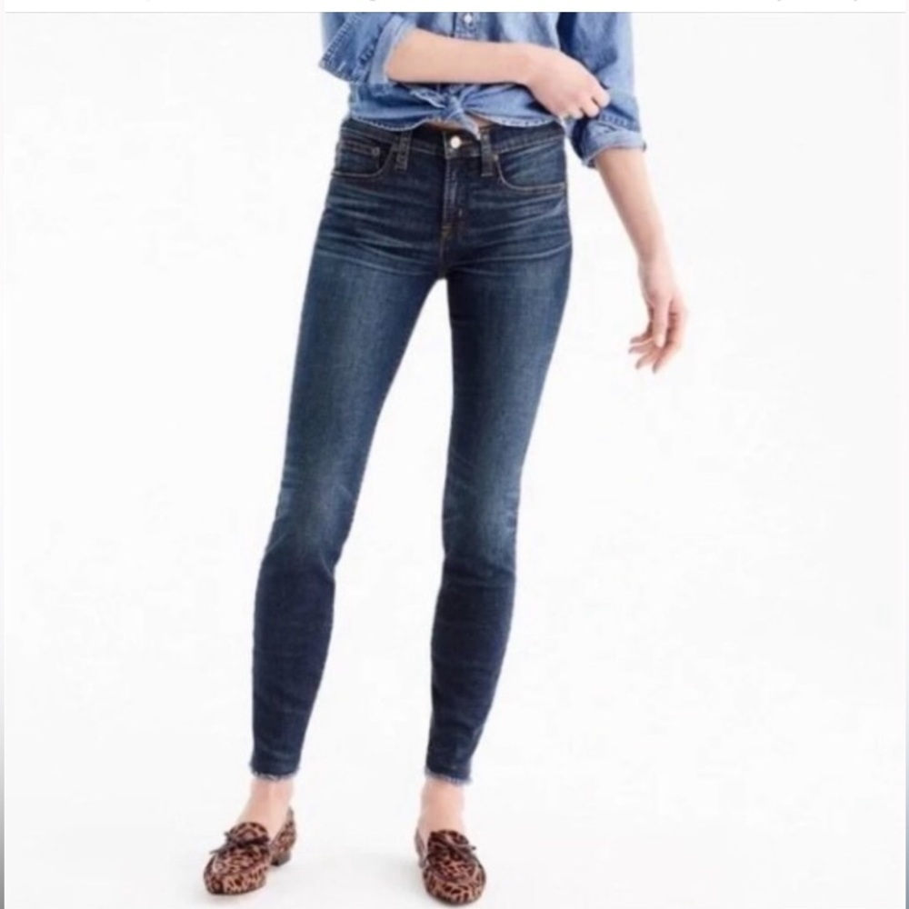 J.Crew toothpick denim jeans Size 30 cotton blend with stretch